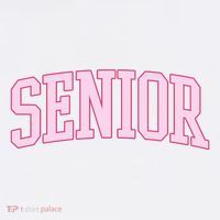 Senior Pink Retro Graduation Comfort Colors Garment-Dyed Hooded Sweatshirt thumb 2