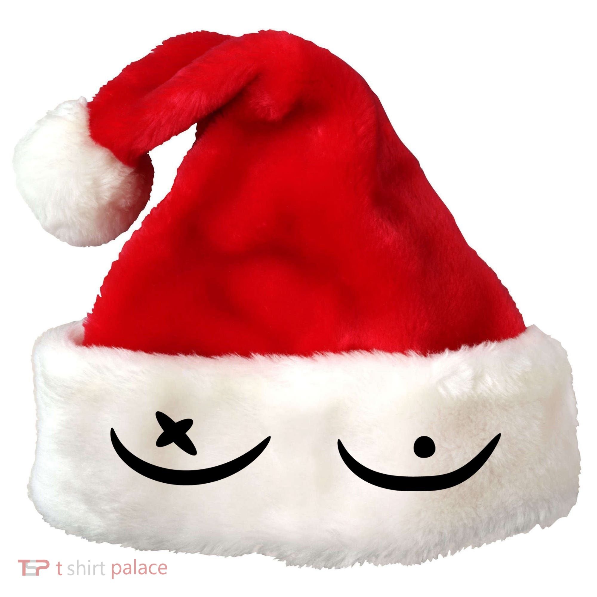 Survivor Pink Ribbon Breast Cancer Santa Hat