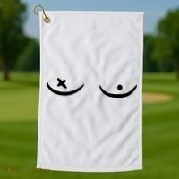 Survivor Pink Ribbon Breast Cancer Golf Towel thumb 1