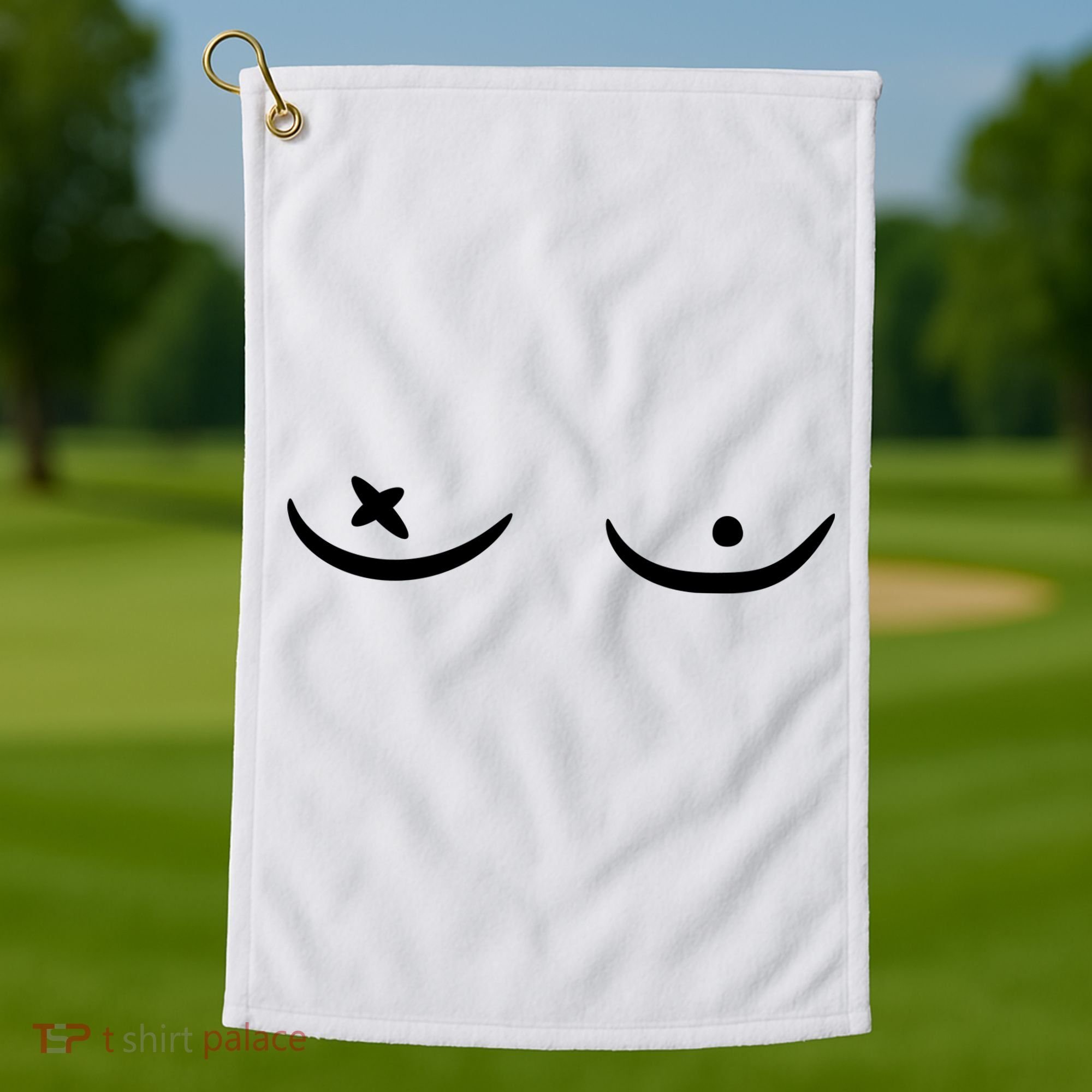 Survivor Pink Ribbon Breast Cancer Golf Towel