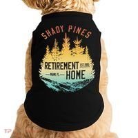 Shady Pines Retirement Est.1985 Miami Fl Home Apparel Doggie Tank thumb 0