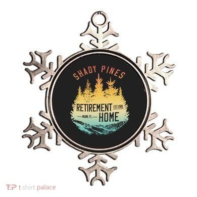 Shady Pines Retirement Est.1985 Miami Fl Home Apparel Ornament