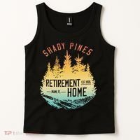 Shady Pines Retirement Est.1985 Miami Fl Home Apparel Tank Top thumb 2