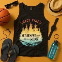 Shady Pines Retirement Est.1985 Miami Fl Home Apparel Tank Top thumb 4