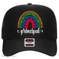School Principal Rainbow Principal Week Funny Gift Hat thumb 0