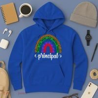 School Principal Rainbow Principal Week Funny Gift Hoodie thumb 3
