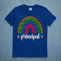 School Principal Rainbow Principal Week Funny Gift T-Shirt thumb 5