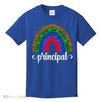 School Principal Rainbow Principal Week Funny Gift Kids T-Shirt thumb 0