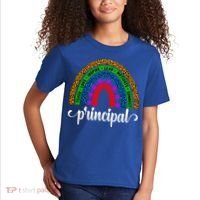 School Principal Rainbow Principal Week Funny Gift Kids T-Shirt thumb 2