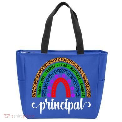 School Principal Rainbow Principal Week Funny Gift Tote Bag