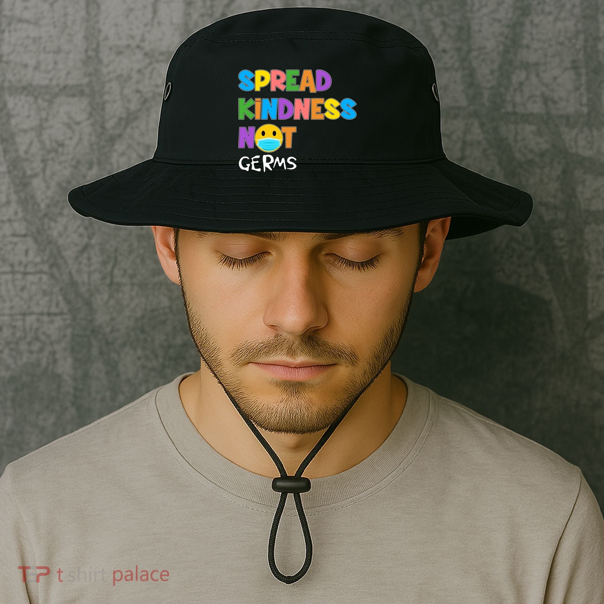 Spread Kindness Not Germs Bucket Hat