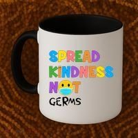 Spread Kindness Not Germs Coffee Mug thumb 2
