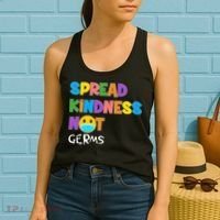Spread Kindness Not Germs Women's Tank Top thumb 2