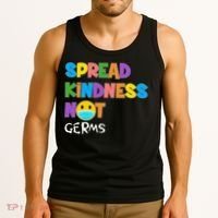 Spread Kindness Not Germs Tank Top thumb 3