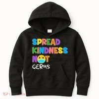 Spread Kindness Not Germs Kids Hoodie thumb 0