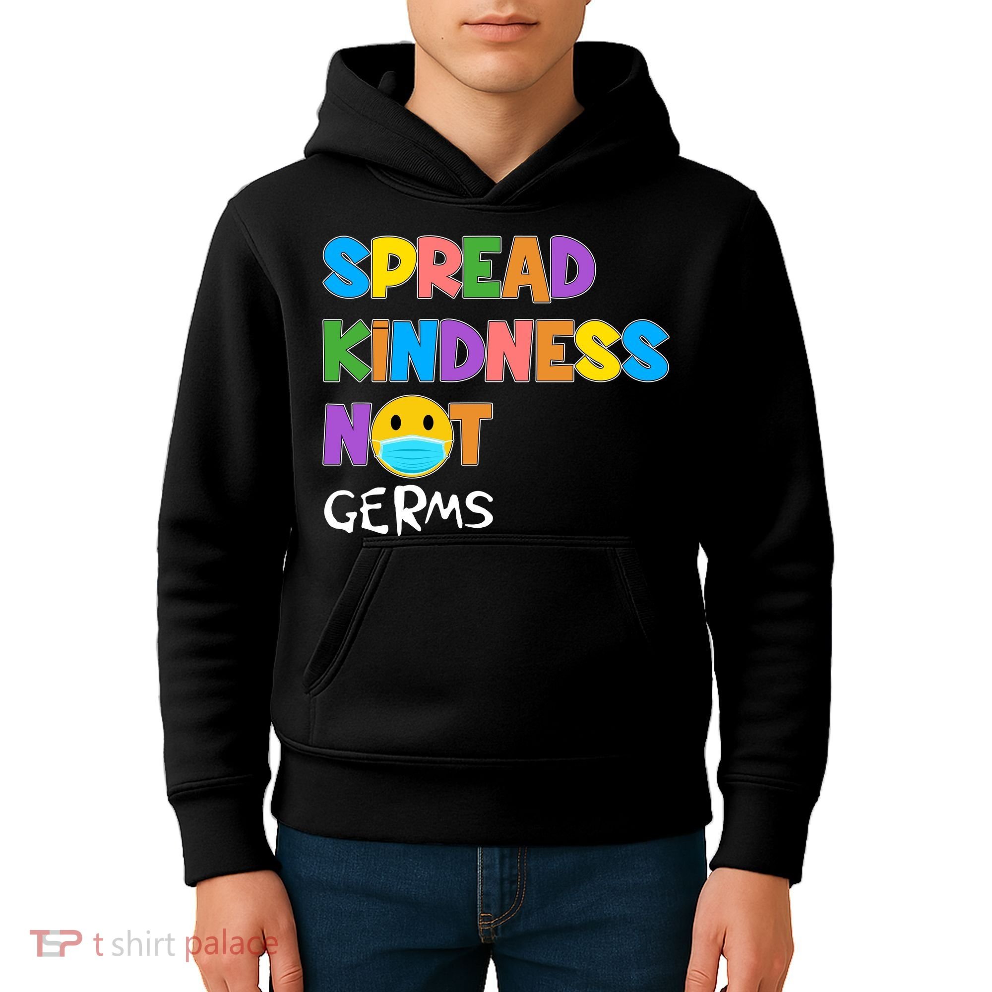 Spread Kindness Not Germs Kids Hoodie