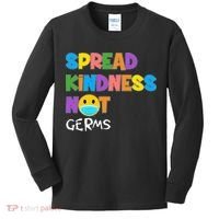 Spread Kindness Not Germs Kids Long Sleeve Shirt thumb 0