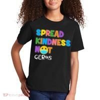 Spread Kindness Not Germs Kids T-Shirt thumb 2