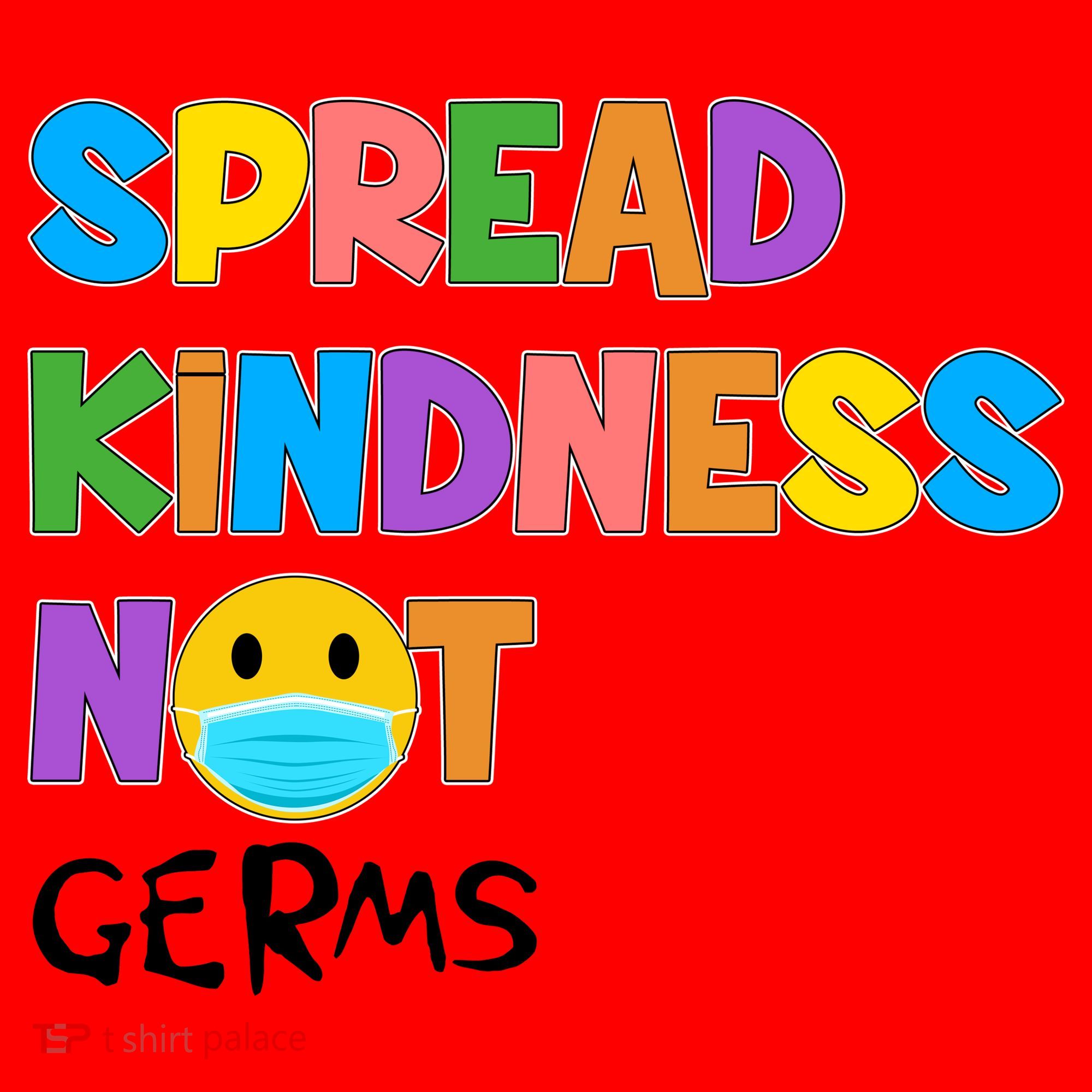 Spread Kindness Not Germs Santa Hat