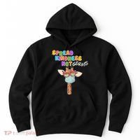 Spread Kindness Not Germs Masked Giraffe Hoodie thumb 0