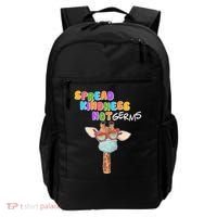 Spread Kindness Not Germs Masked Giraffe Backpack thumb 0