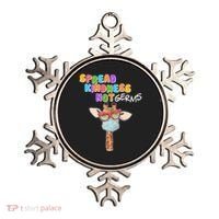 Spread Kindness Not Germs Masked Giraffe Ornament thumb 0