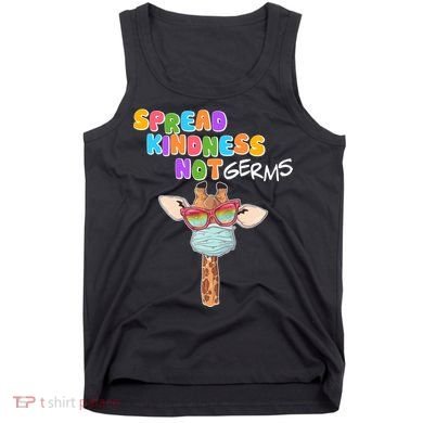 Spread Kindness Not Germs Masked Giraffe Tank Top