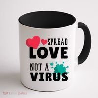 Spread Love Not A Virus Coffee Mug thumb 1