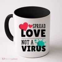Spread Love Not A Virus Coffee Mug thumb 0