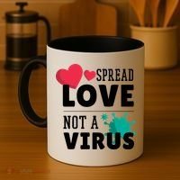 Spread Love Not A Virus Coffee Mug thumb 4