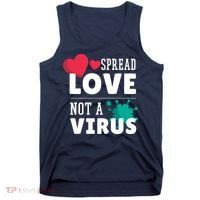 Spread Love Not A Virus Tank Top thumb 0