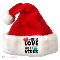 Spread Love Not A Virus Santa Hat thumb 0