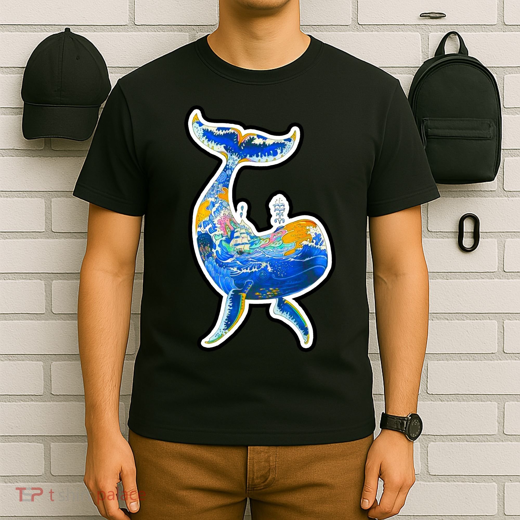 Sprem Whale Sailing T-Shirt