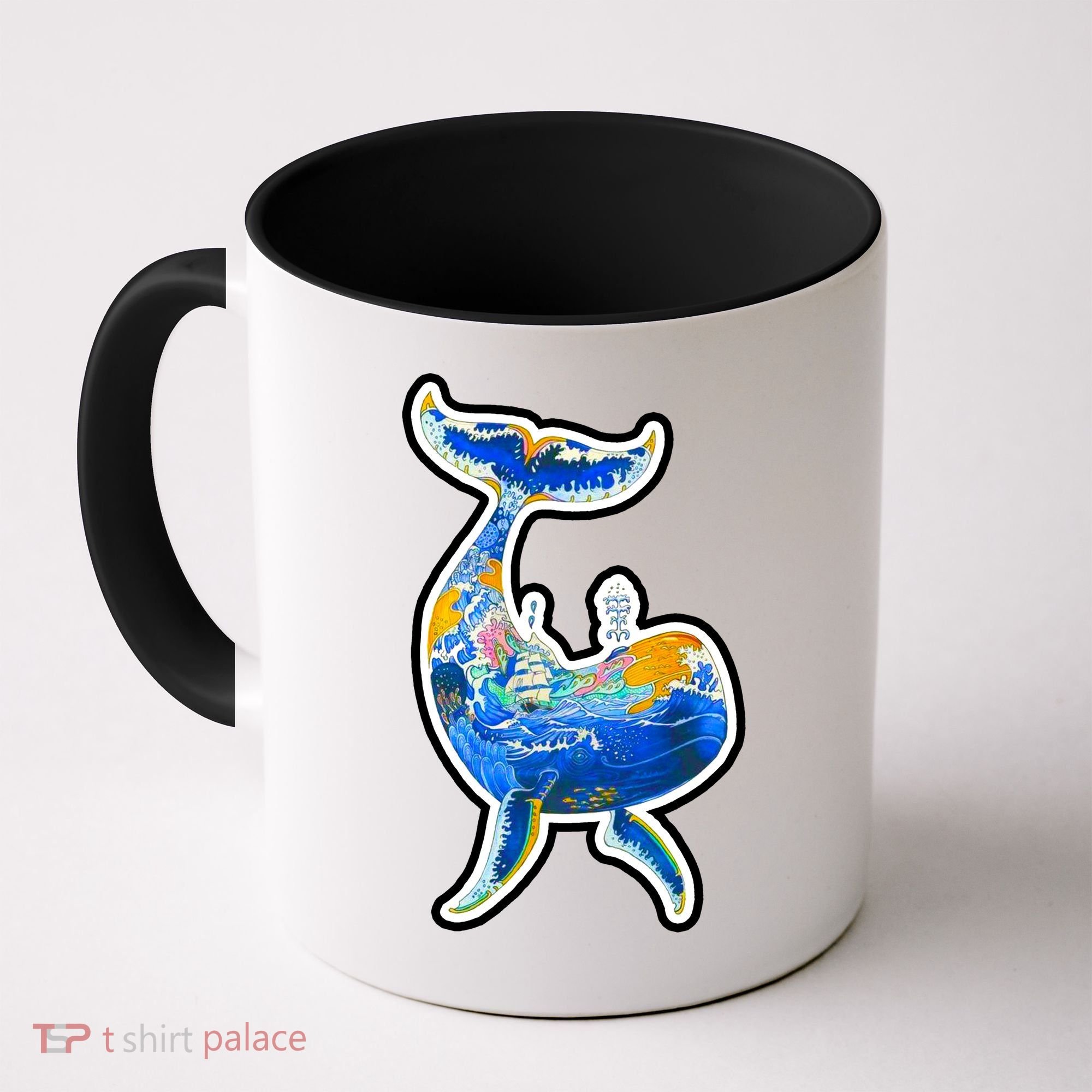 Sprem Whale Sailing Coffee Mug