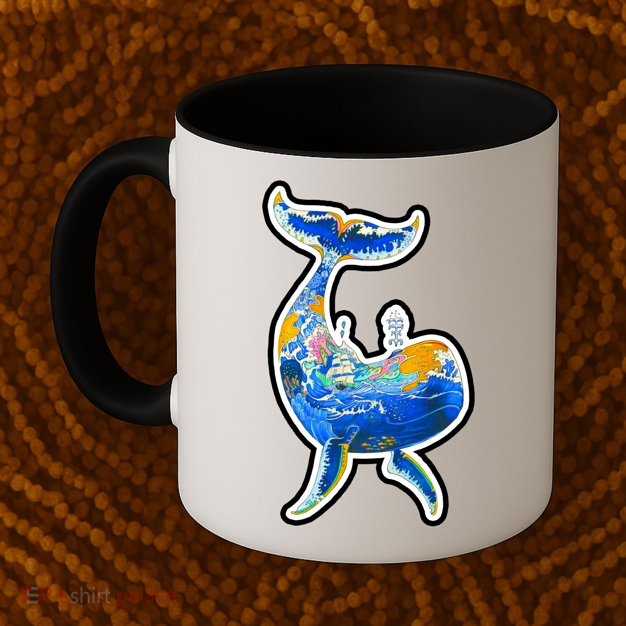 Sprem Whale Sailing Coffee Mug