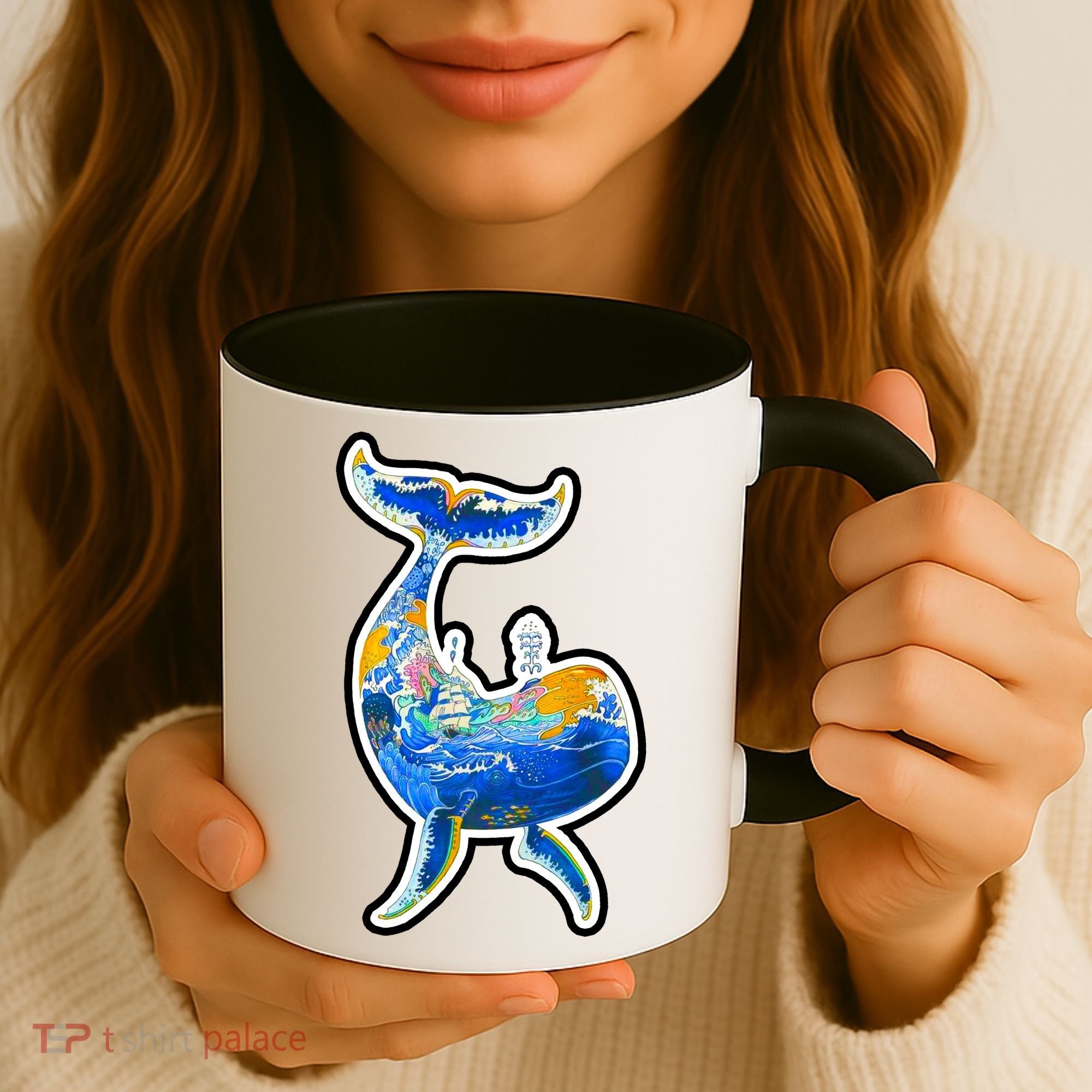 Sprem Whale Sailing Coffee Mug