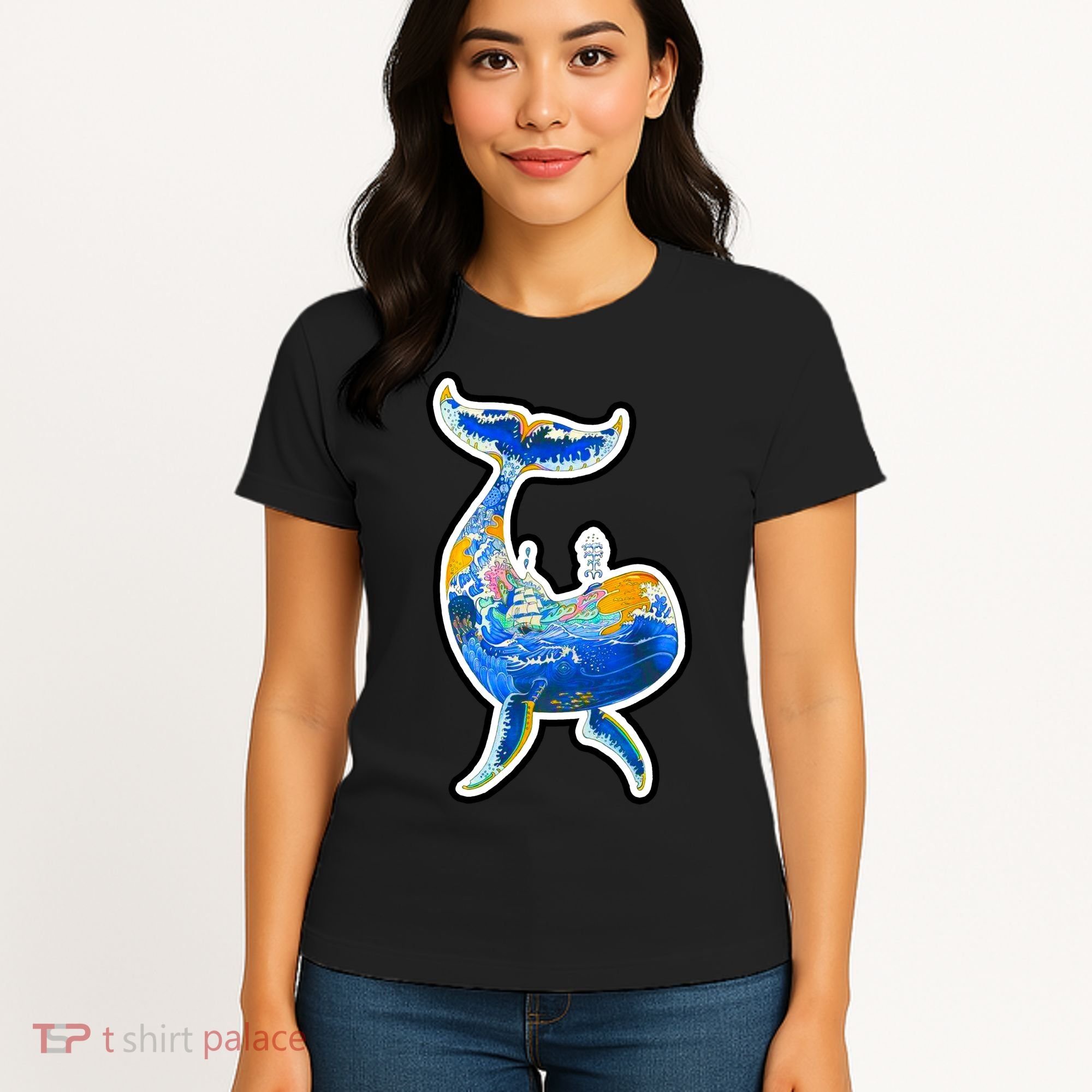 Sprem Whale Sailing Women's T-Shirt