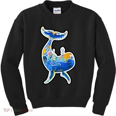 Sprem Whale Sailing Kids Sweatshirt
