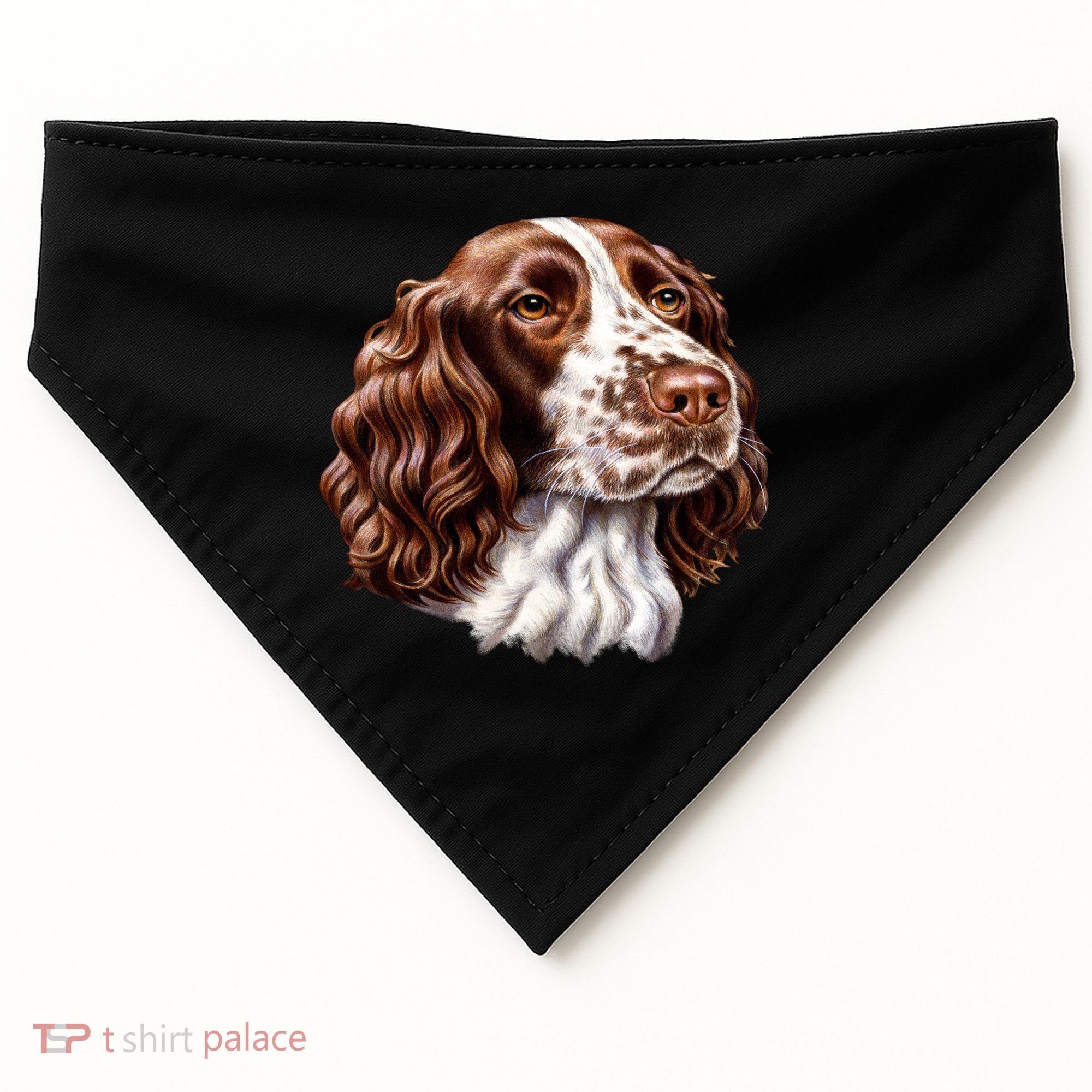 Springer Spaniel Dog USA-Made Doggie Bandana