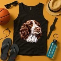 Springer Spaniel Dog Tank Top thumb 4