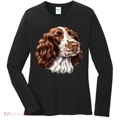 Springer Spaniel Dog Women's Long Sleeve Shirt