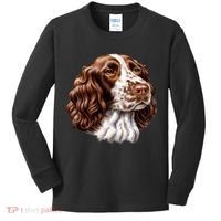 Springer Spaniel Dog Kids Long Sleeve Shirt thumb 0