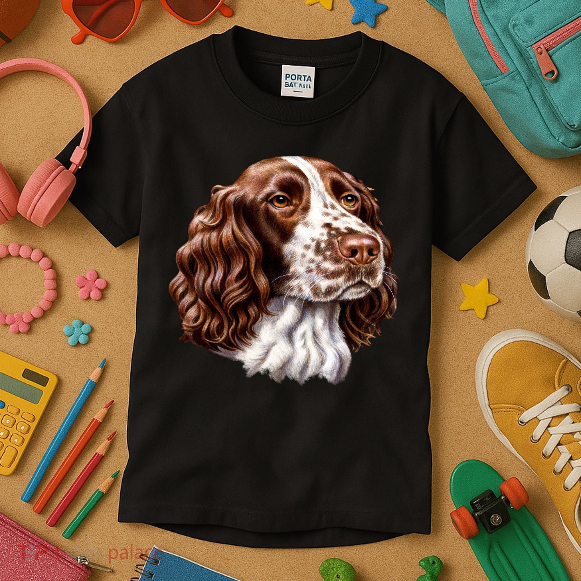 Springer Spaniel Dog Kids T-Shirt