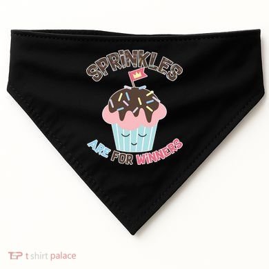 Sprinkles Are For Winners USA-Made Doggie Bandana