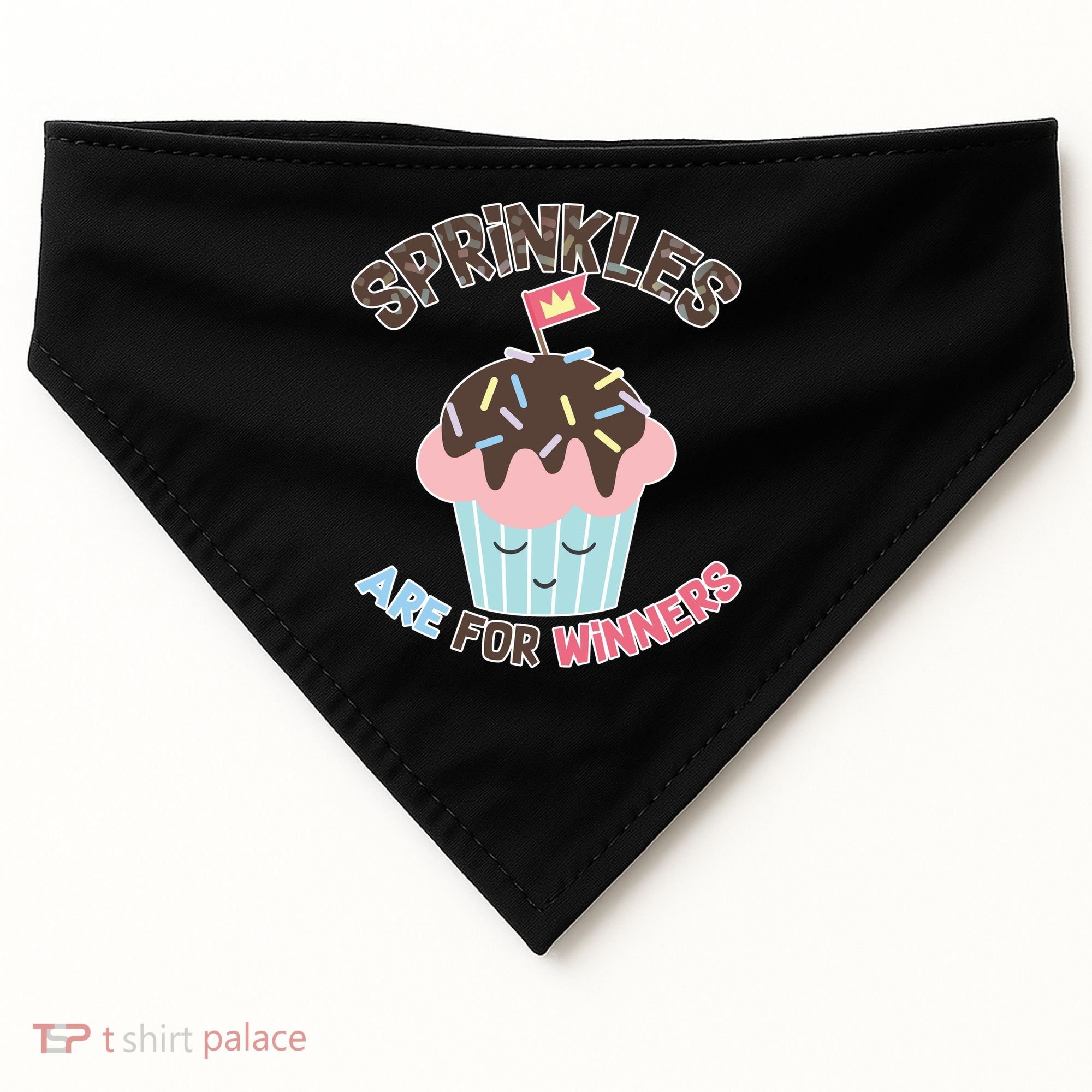 Sprinkles Are For Winners USA-Made Doggie Bandana