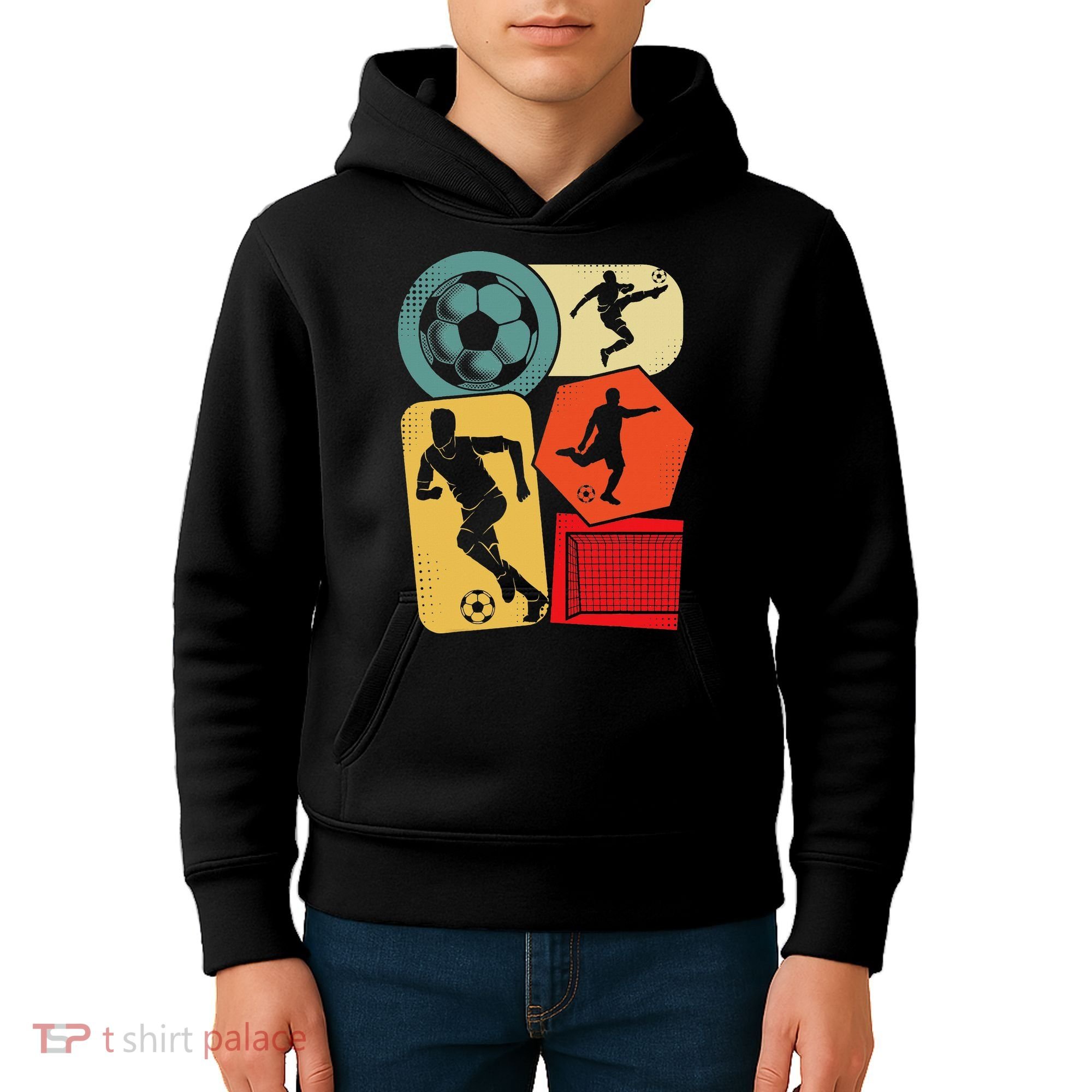 Soccer Player Kids Hoodie