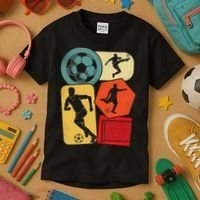 Soccer Player Kids T-Shirt thumb 3