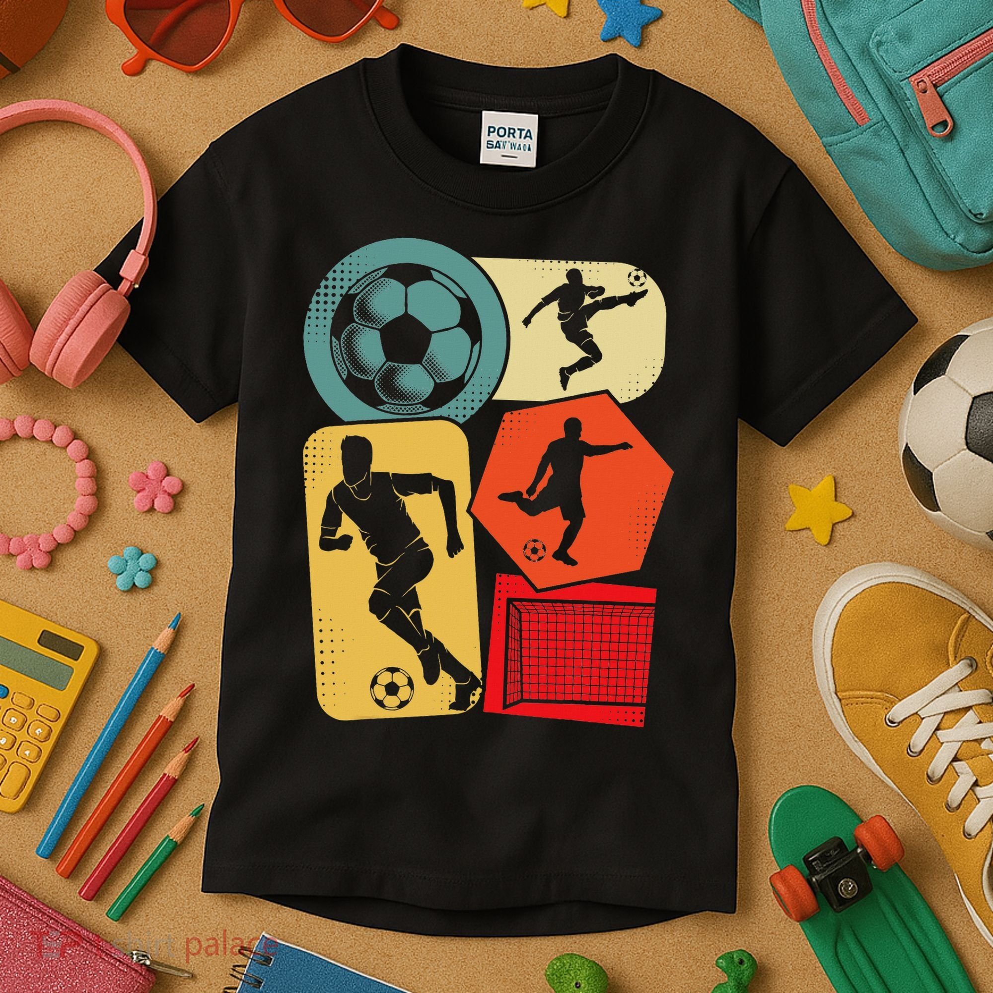 Soccer Player Kids T-Shirt