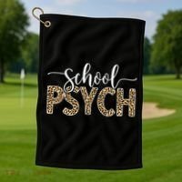 School Psych School Psychologist School Psychology Golf Towel thumb 1