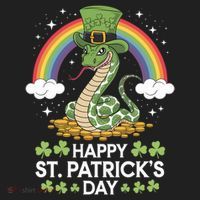 San Patties Snake St Patricks Day Gift Beanie thumb 2